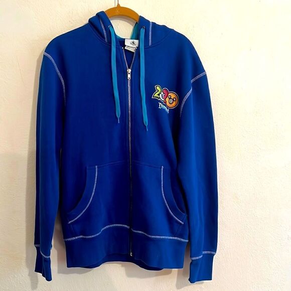 Disney Tops - Official Disneyland Bright Blue 2020 Hoodie Sweatshirt With Kangaroo Pocket S